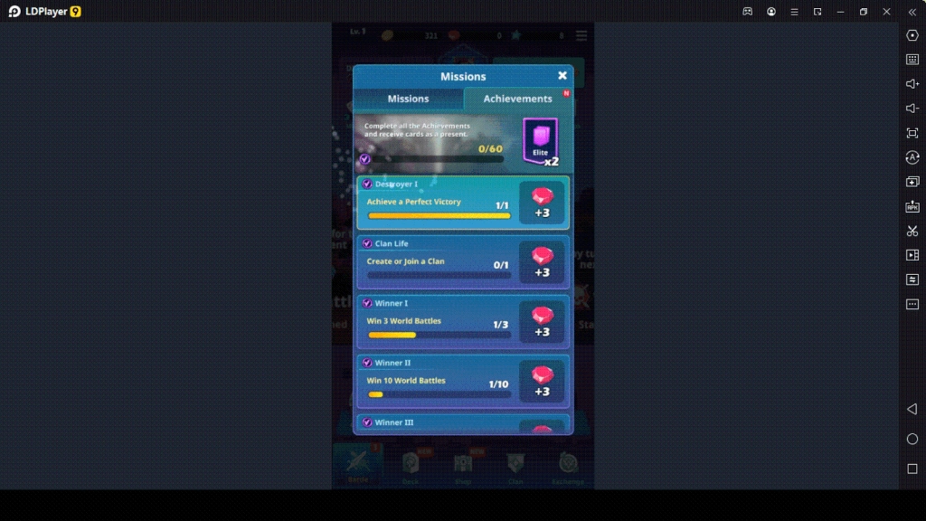 Complete Missions and Achievements Complete Missions and Achievements