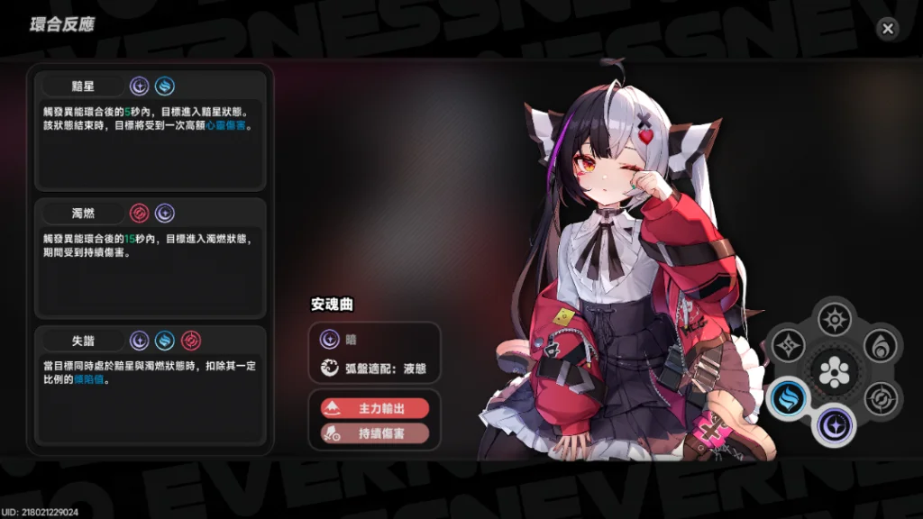異環角色安魂曲