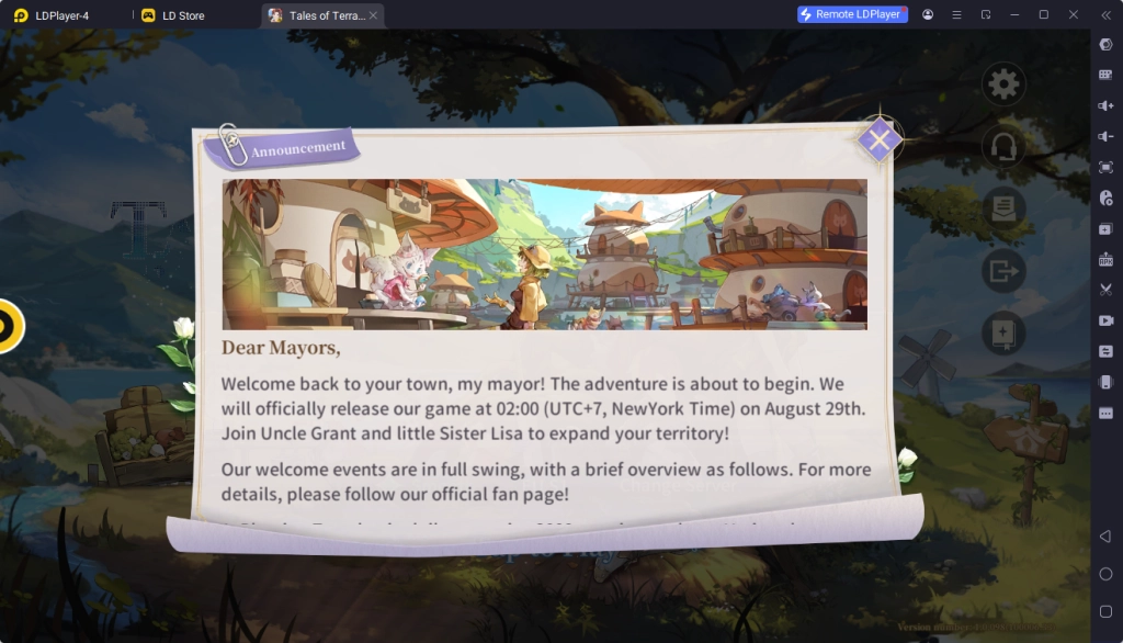 Como resolver o problema de Login em "Tales of Terrarum"?