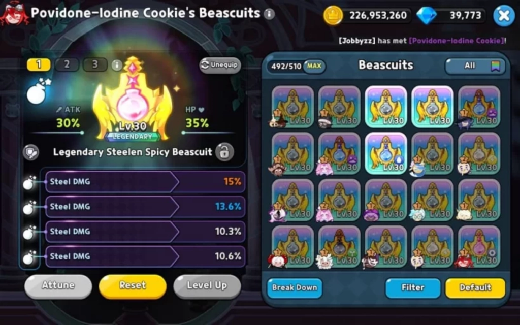 Povidone-Iodine Cookie Beascuit Setup
