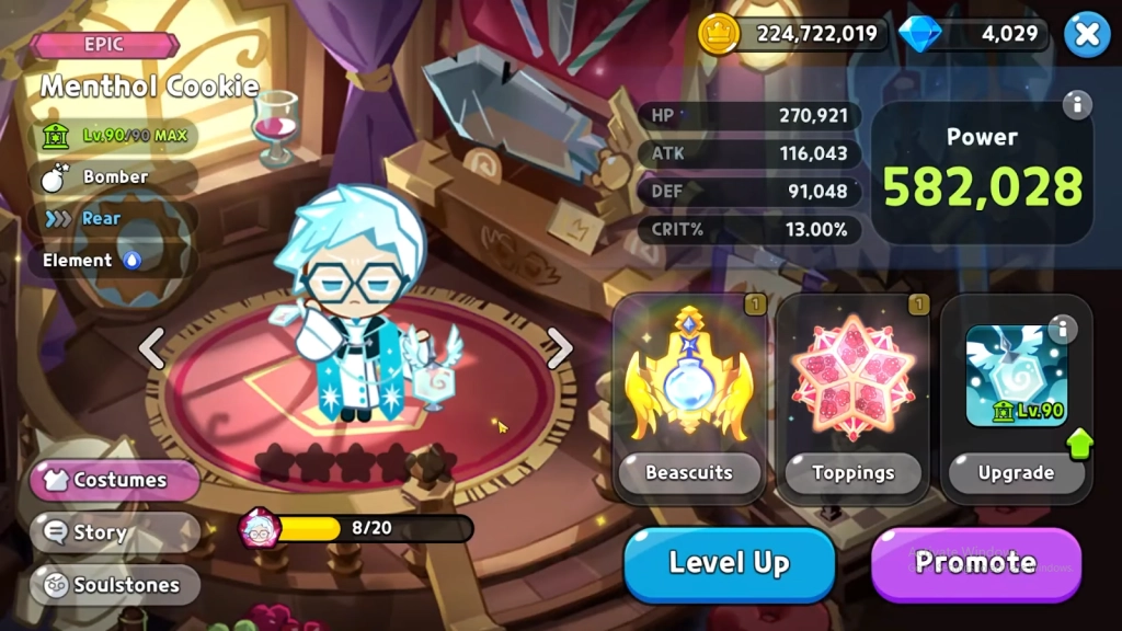 What is Cookie Run Kingdom Menthol Cookie