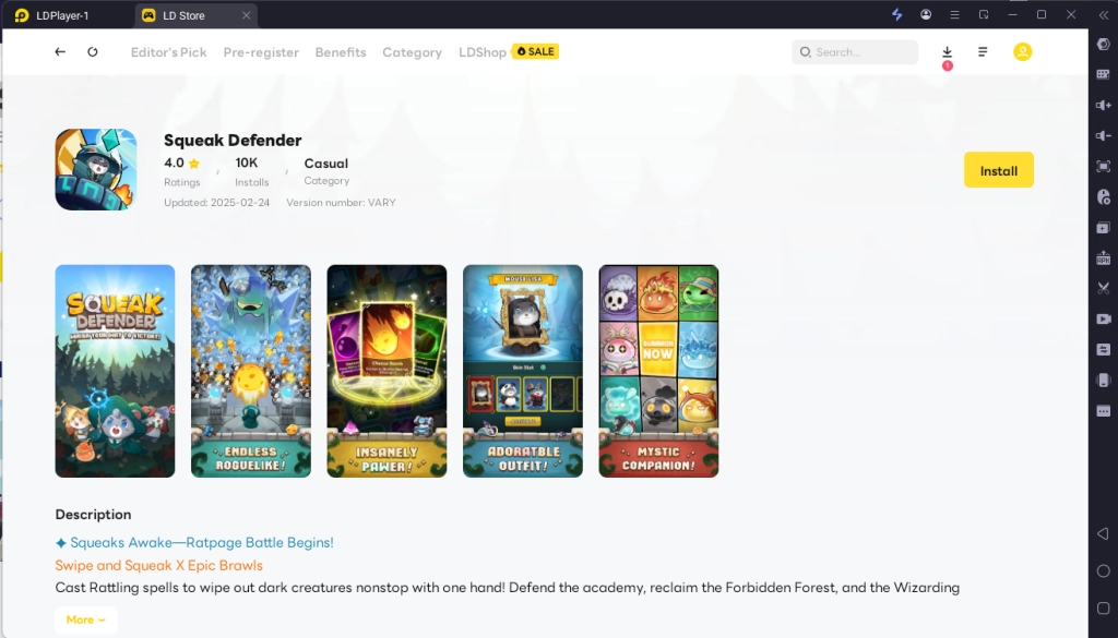 Squeak Defender on PC 3 Squeak Defender on PC 3