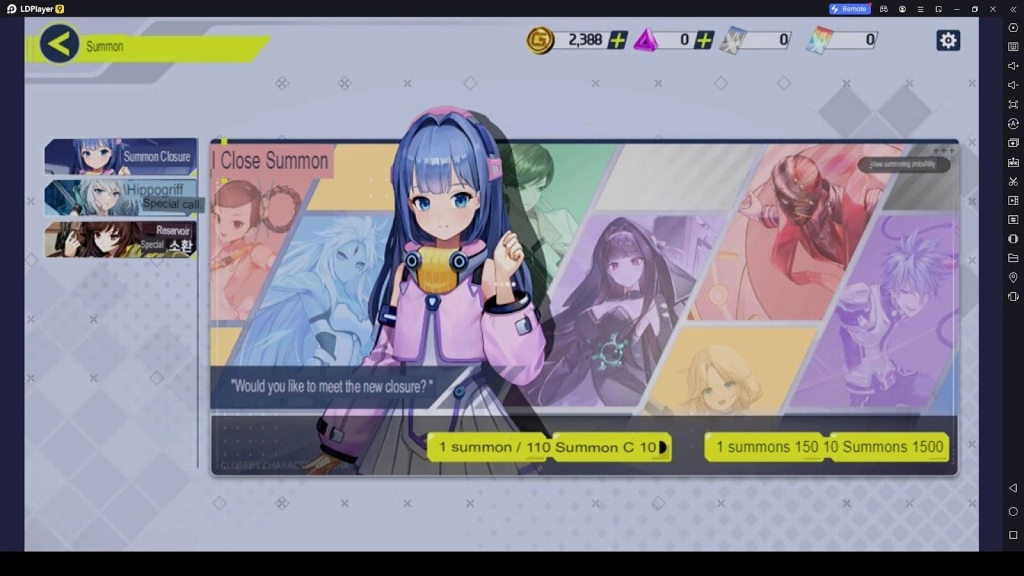 Summoning the Heroes Summoning the Heroes