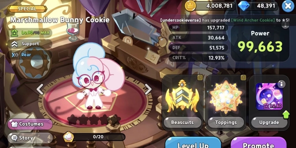What are Marshmallow Bunny Cookie Skills