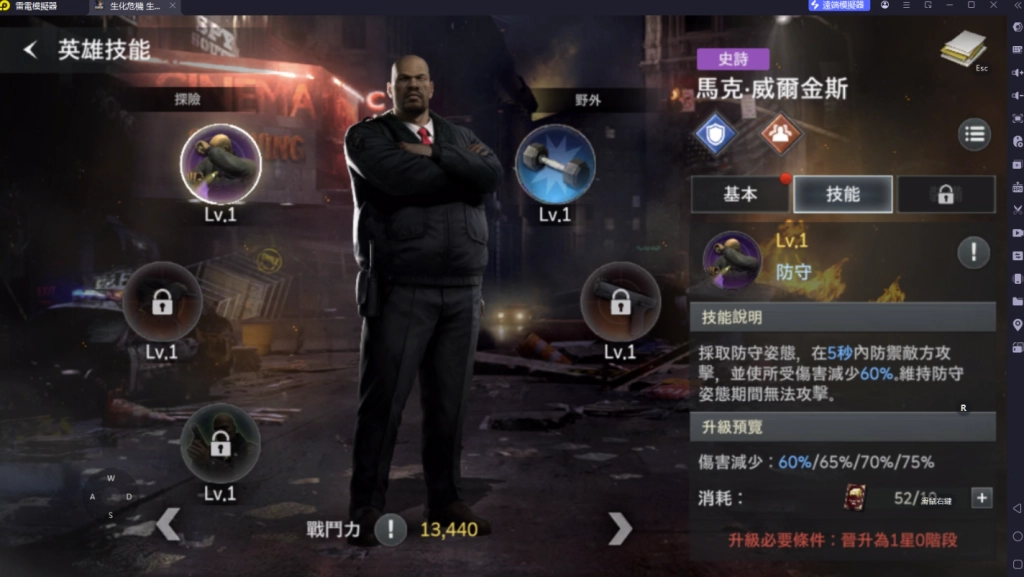 生化危機 生存兵種T1角色馬克·威爾斯金斯