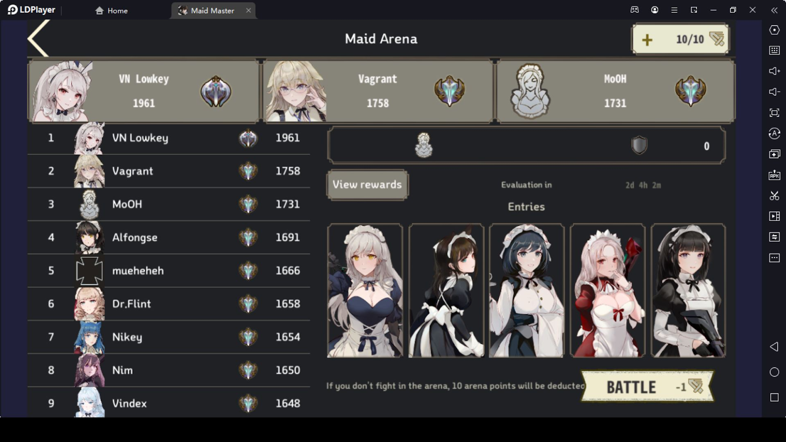 Maid Master Arena