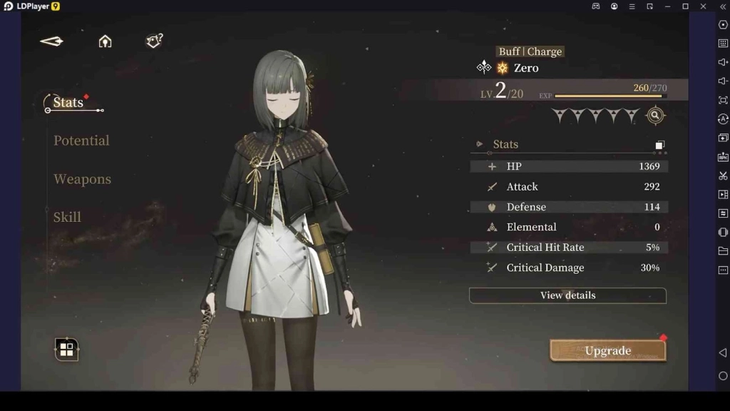 Upgrade the Characters for Better Results 