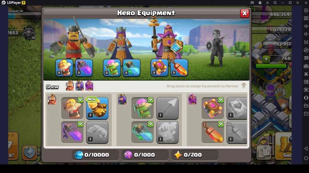 Best Combination of New Troops and Equipment
