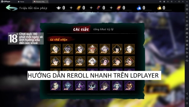 Phantom Blade: Executioners - Cách Reroll Tâm Pháp