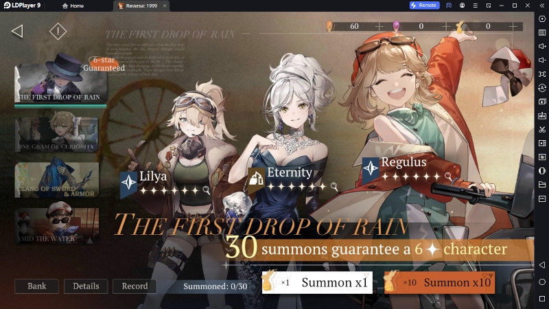 The First Drop of Rain The First Drop of Rain