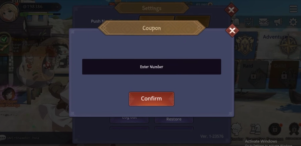 How to Redeem Codes in Cat and Knights