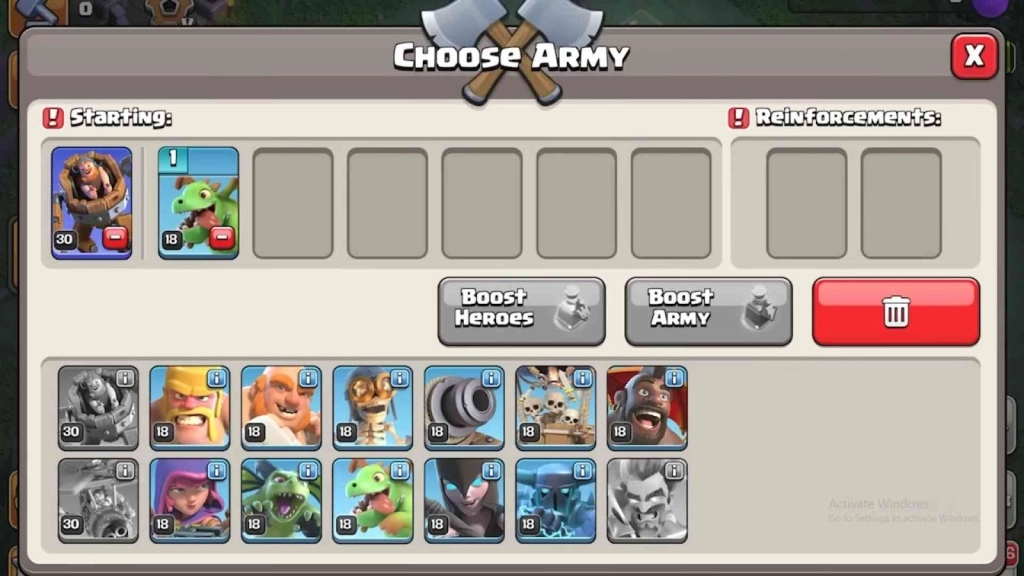 Step 3: Get a Troop to Level 18 