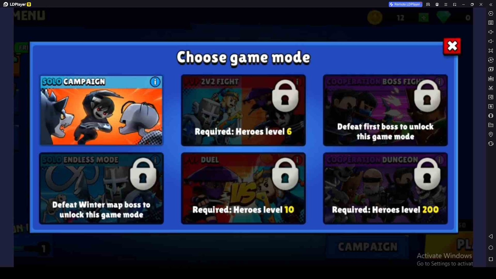 Clash of Destiny: Good vs Evil Game Modes