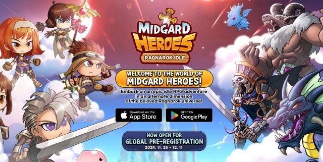 【ข่าวเกม】Midgard Heroes: Ragnarok (Global) เปิดลงทะเบียน Pre-register สโตร์ไทยแล้วตอนนี้!! รอเล่นเร็วๆ นี้ได้เลย