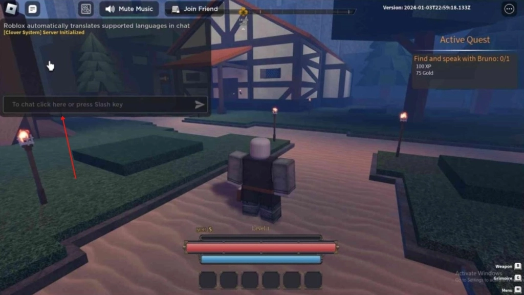 How to Redeem Codes in Roblox Clover Retribution