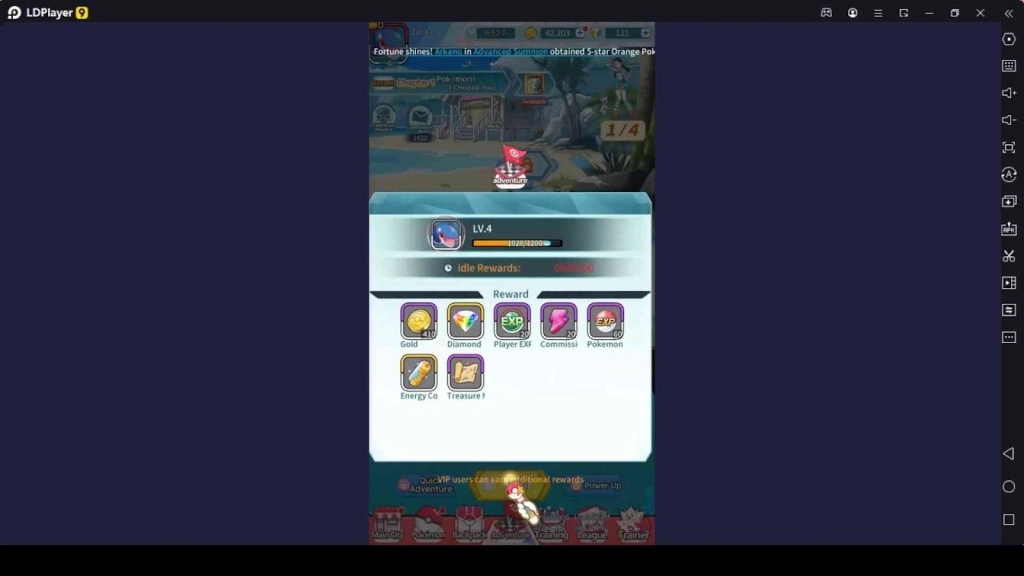 Collect the Idle Rewards for Useful Perks