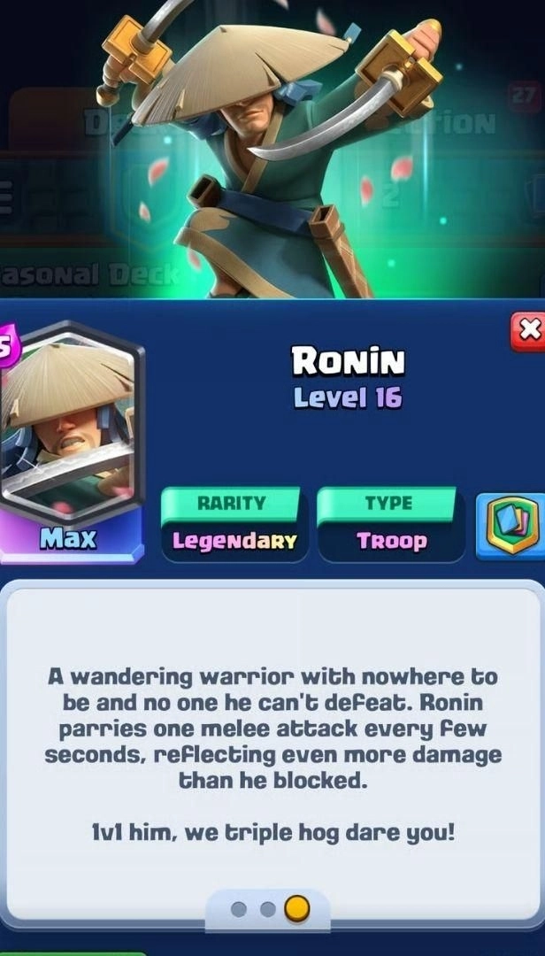 Ronin - A New Addition Ronin - A New Addition