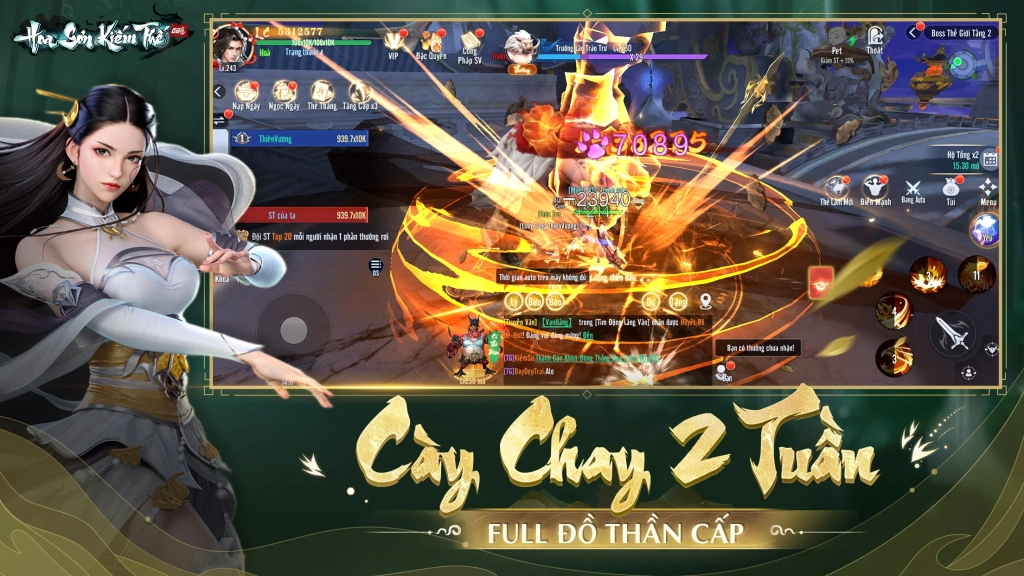 Full bộ code Hoa Sơn Kiếm Thế - Hướng dẫn cách nhập chi tiết