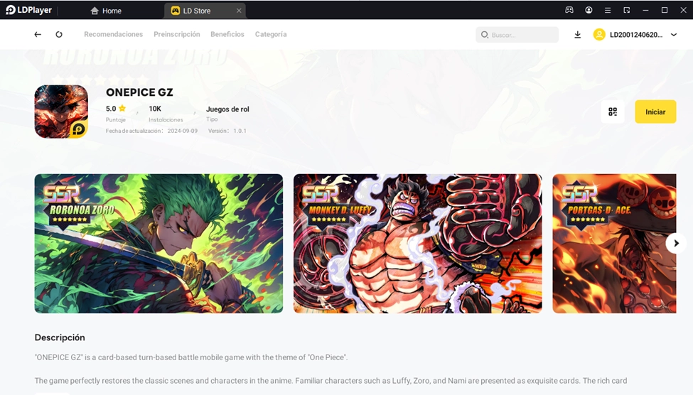 Cómo jugar ONEPICE GZ en PC