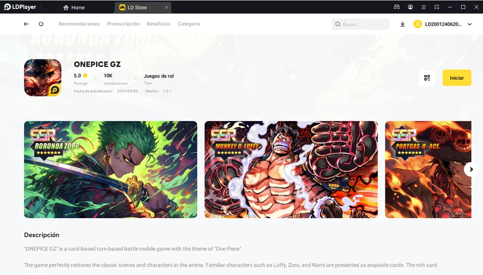 Cómo jugar ONEPICE GZ en PC