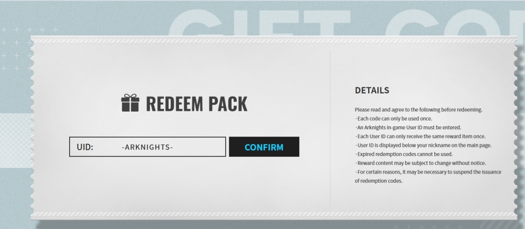 redeem arknights codes redeem arknights codes