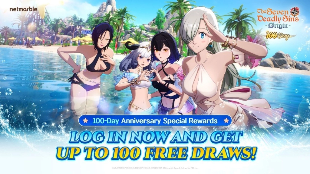 《七大罪：Origin》歡慶100日  推出全新英雄「伊麗莎白」與夏日活動