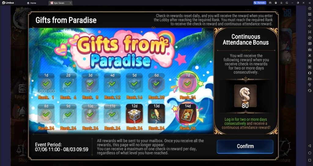 Epic Seven A Midsummer Paradise Special Side Story Event Guide