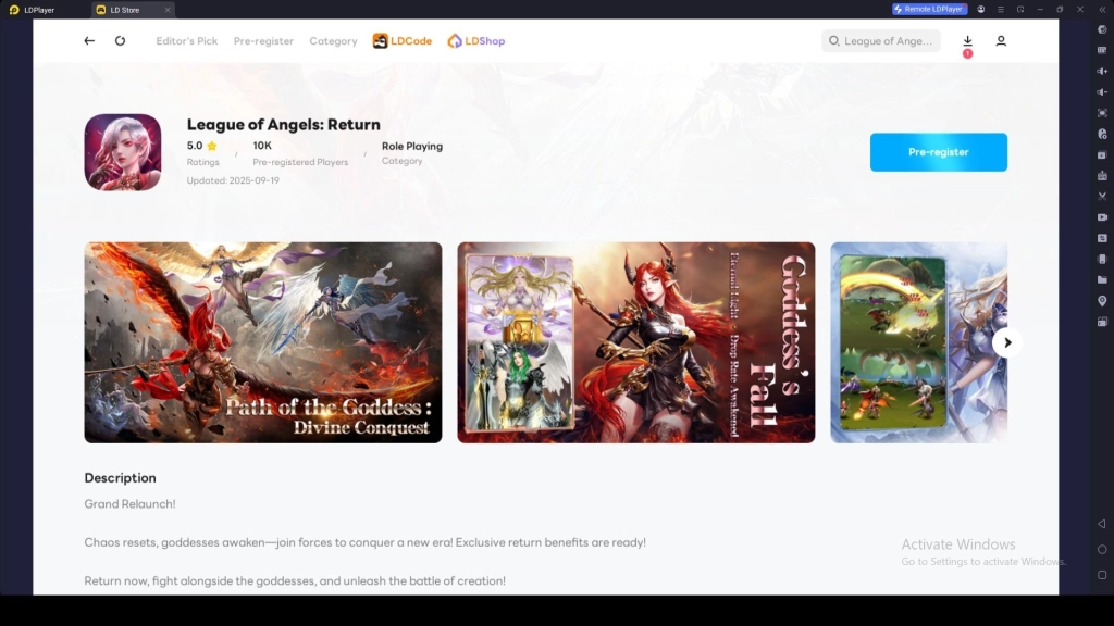 League of Angels: Return Codes: September 2025 (No Codes)