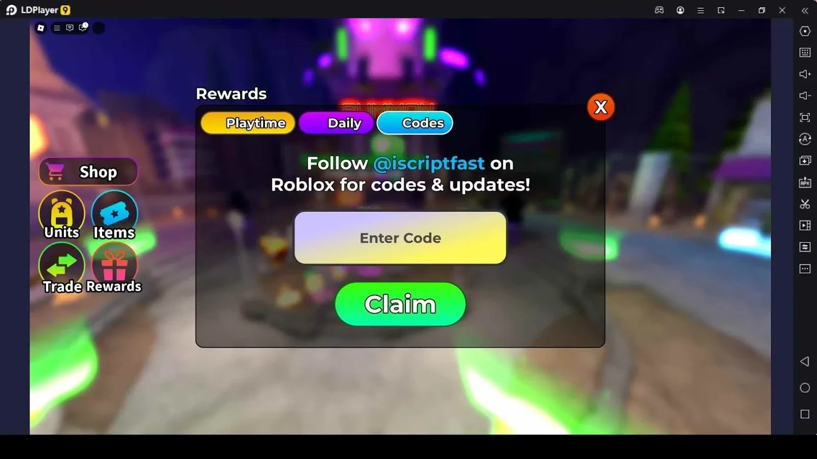 Redeeming Process for the Codes in Horror Tower Defense