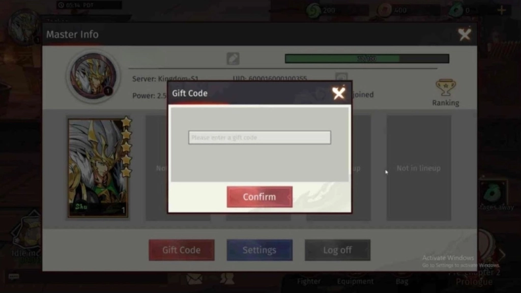 How to Redeem Codes in Legend of Kingdoms