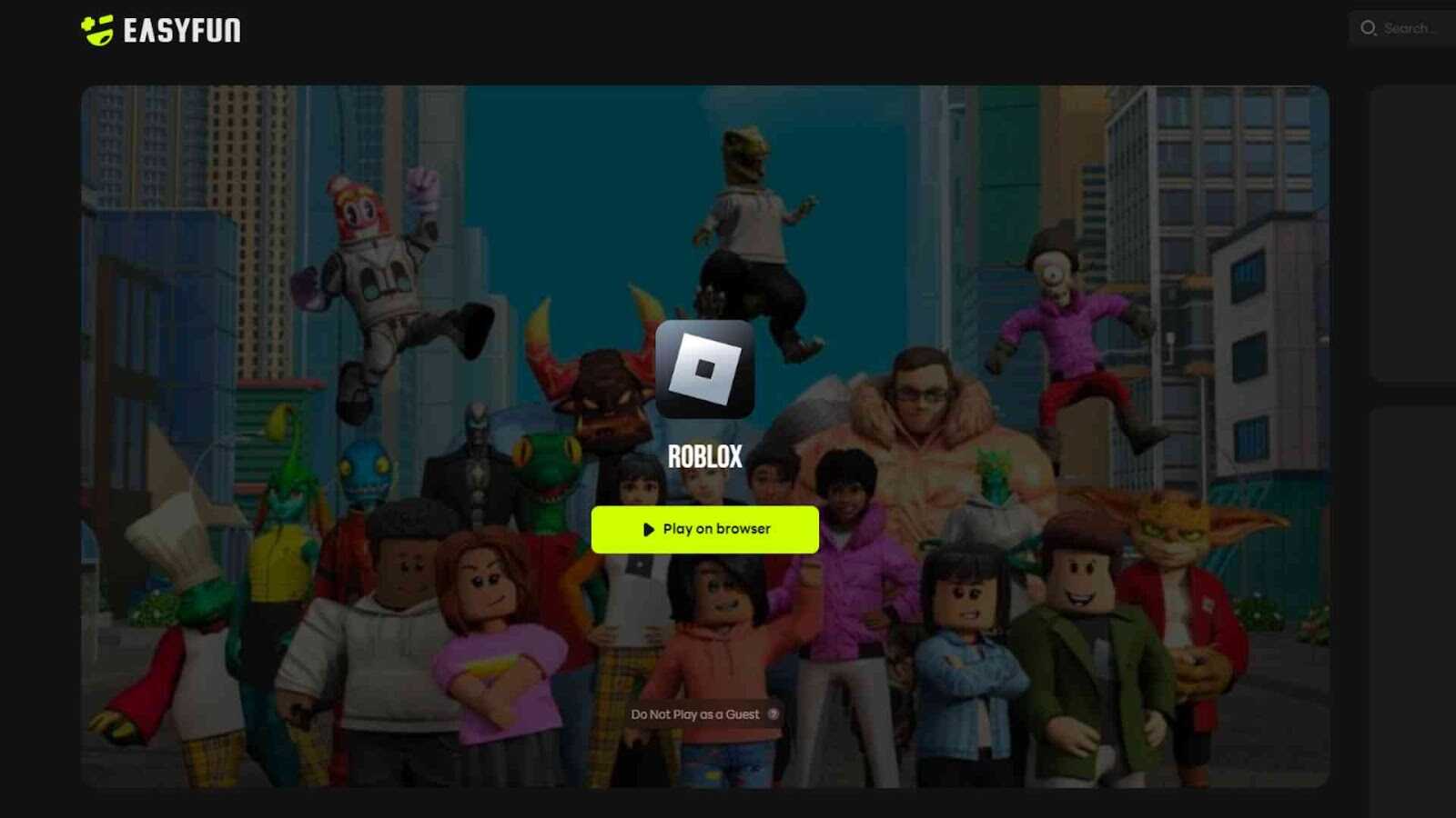 Using Easyfun for Unblocked Roblox Games