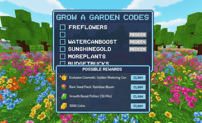 Grow a Garden Roblox: Todos los códigos disponibles este mes ...