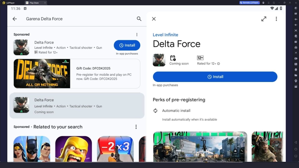 Ultimate Garena Delta Force Gameplay Settings with LDPlayer