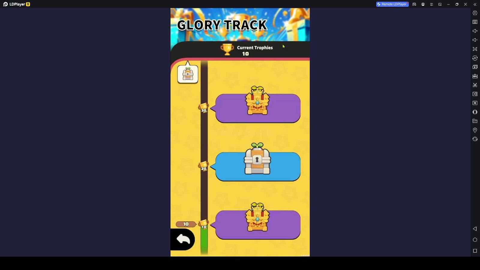 Collect More Trophies for More Glory Track Rewards