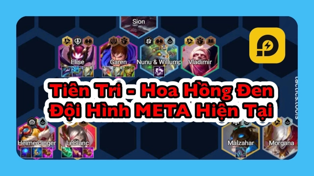 Đấu Trường Chân Lý: Top Cày Rank Với Tiên Tri - Hoa Hồng Đen
