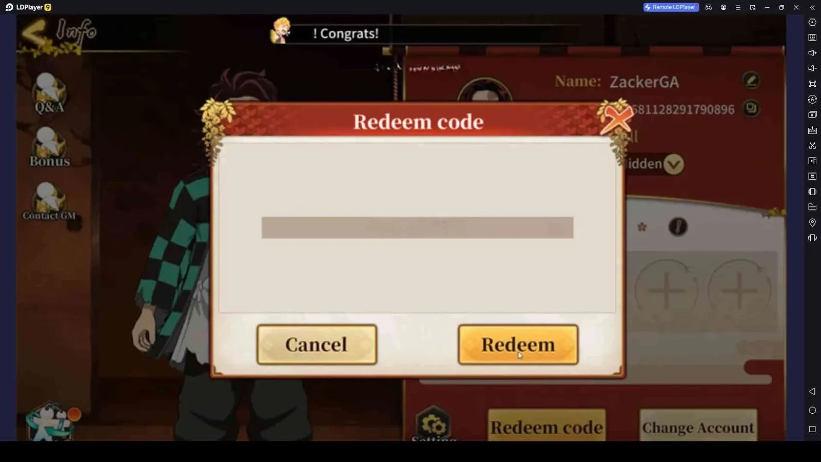 Invasion of Demons Codes