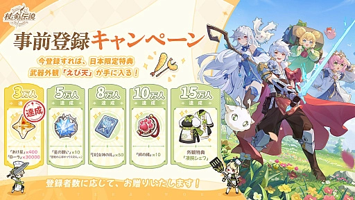 画像ギャラリー No.002のサムネイル画像 / 放置系RPG「杖と剣の伝説」のリリース日が7月15日に決定。公式Xアカウントではキャンペーン開催中