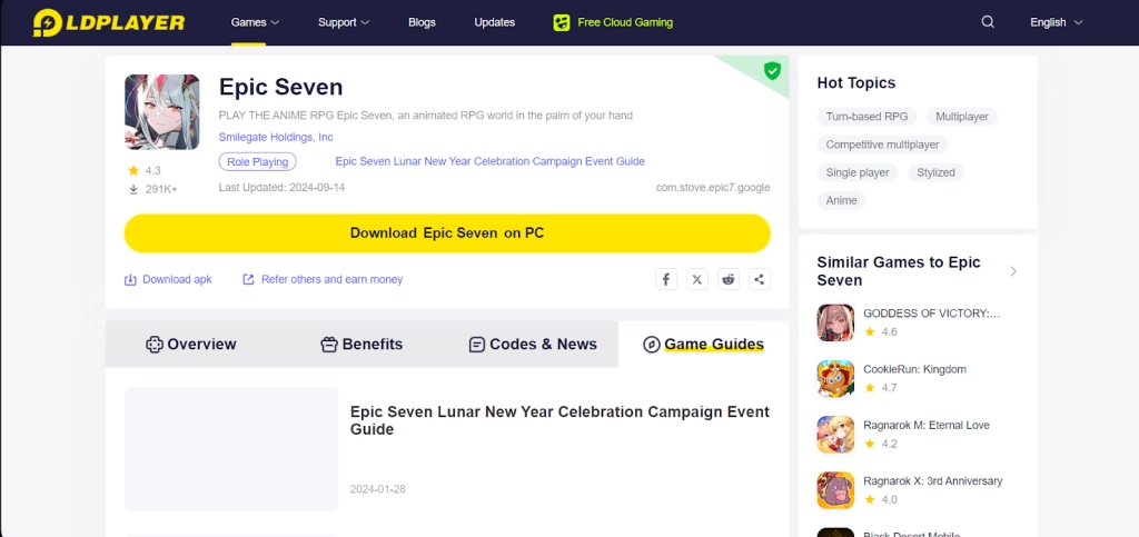 How to Download and Play Epic Seven on PC - Beginners Guide