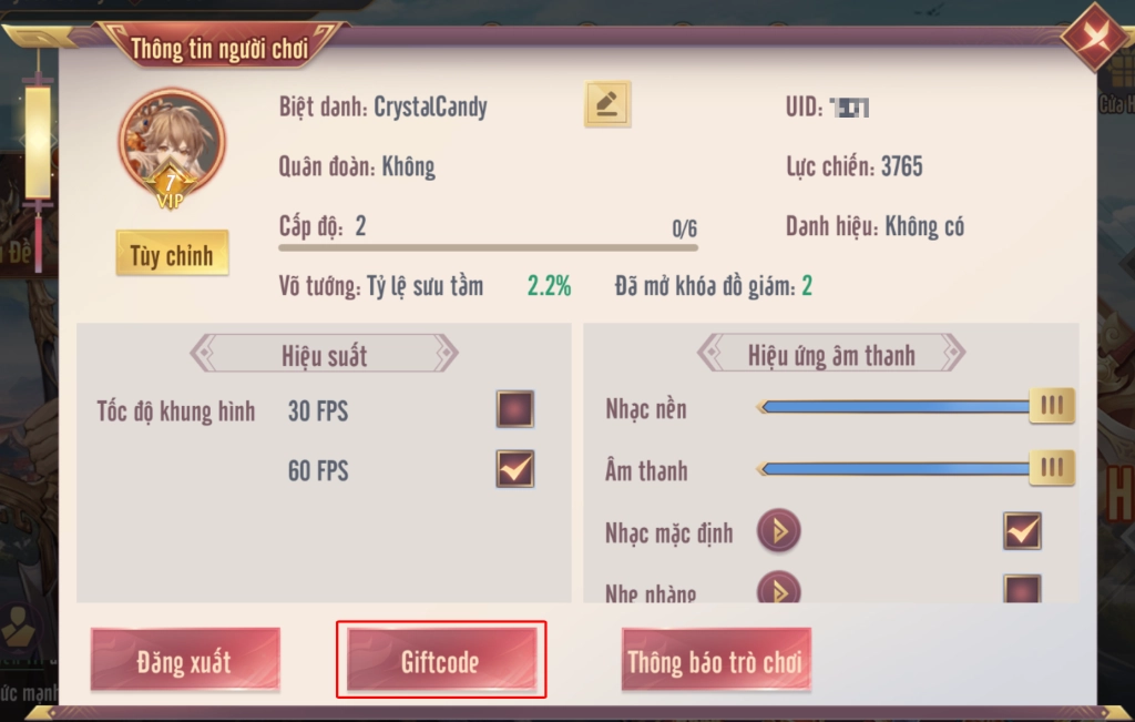 Full bộ code 3Q Huyền Thoại - Hướng dẫn cách nhập chi tiết