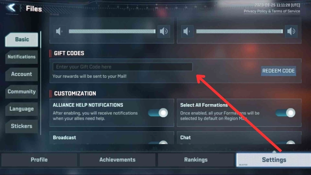 How to Redeem Your Codes