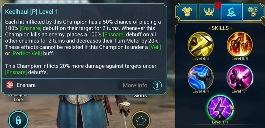 Passive – In Snare Mechanic