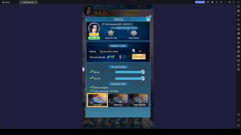 How to Redeem Codes in Nevermore-W Idle Immortal RPG How to Redeem Codes in Nevermore-W Idle Immortal RPG