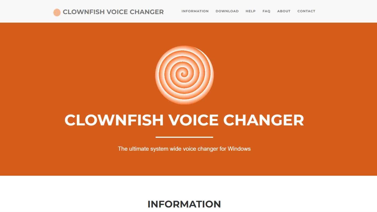 Clownfish Voice Changer