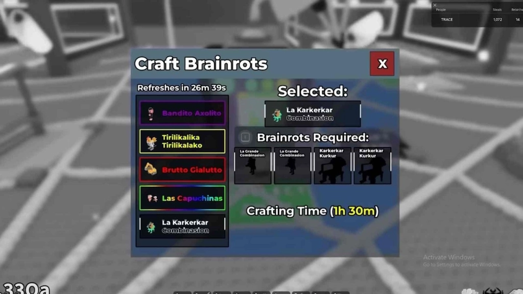 Craft Machine for Steal a Brainrot Secrets Craft Machine for Steal a Brainrot Secrets
