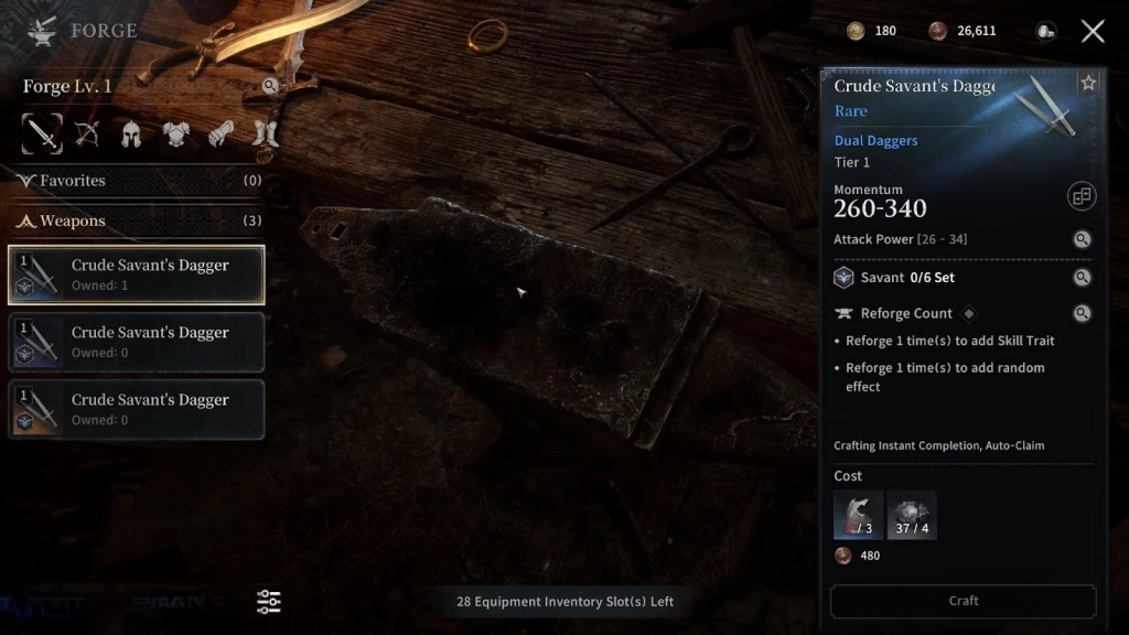 Game of Thrones: Kingsroad Crafting Process