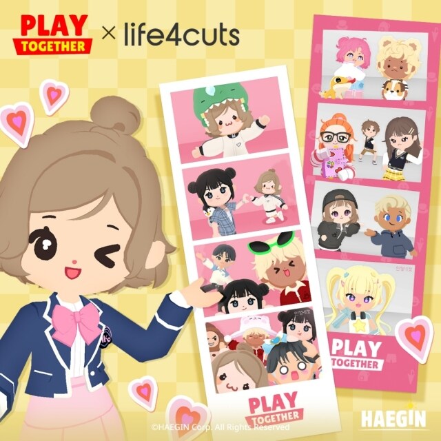 "Play Together" life4cuts Content Update!