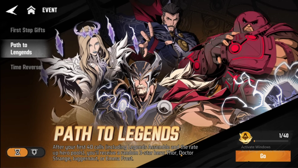 Navigate Through Different Modes and Events
