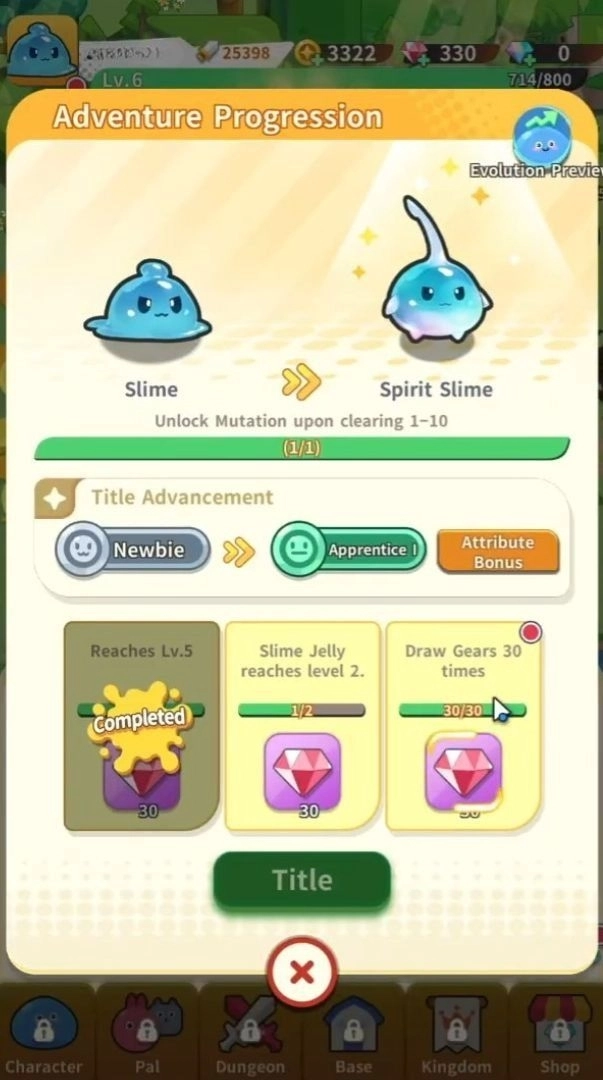 Mutations in Pew Pew Slime - Idle RPG Mutations in Pew Pew Slime - Idle RPG