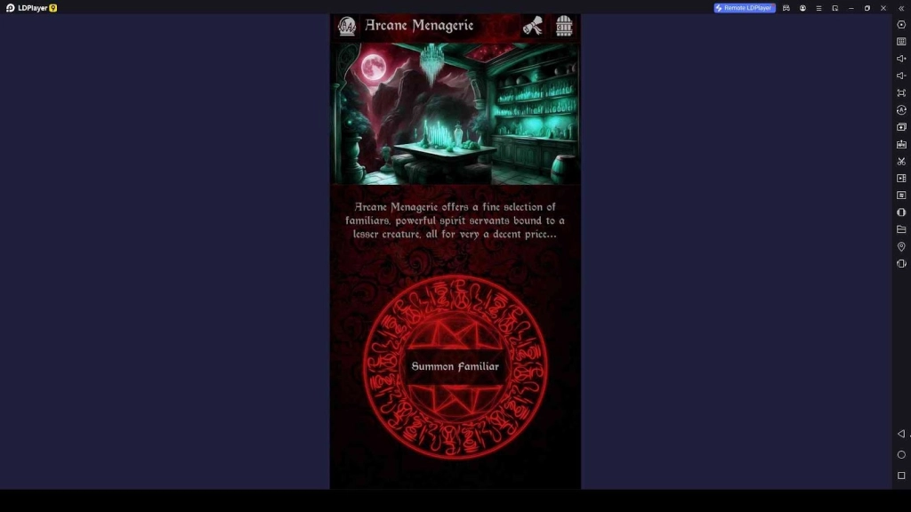 Summon Familiars to Support You Summon Familiars to Support You