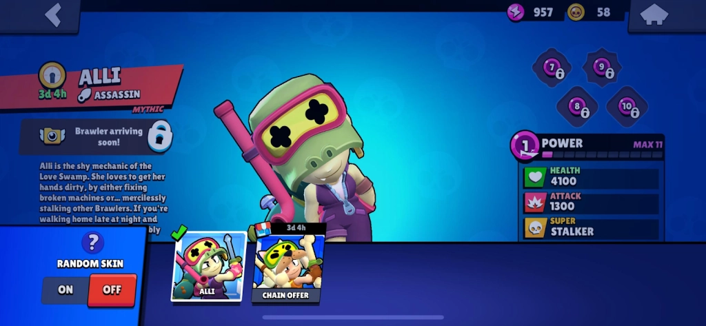 Skins and How to Unlock Alli